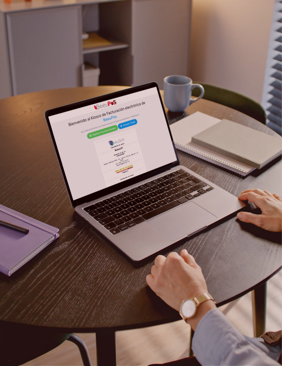 Kiosco de Autofacturación BeeuPos - Portal web para que tus clientes generen sus facturas automáticamente